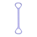 8-Shape Elastic Yoga Stretch Band, Figure 8 Fitness Resistance Band Shoulder Back Arm Exercise Rope Training Equipment for Women (Purple)