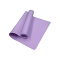 Yoga Mat Pilates Fitness Mat 3/4/6mm Thicknes Non Slip Yoga Cushion Travel Fitness Exercise Pad for Women Home Gym Floor Workout (Purple)