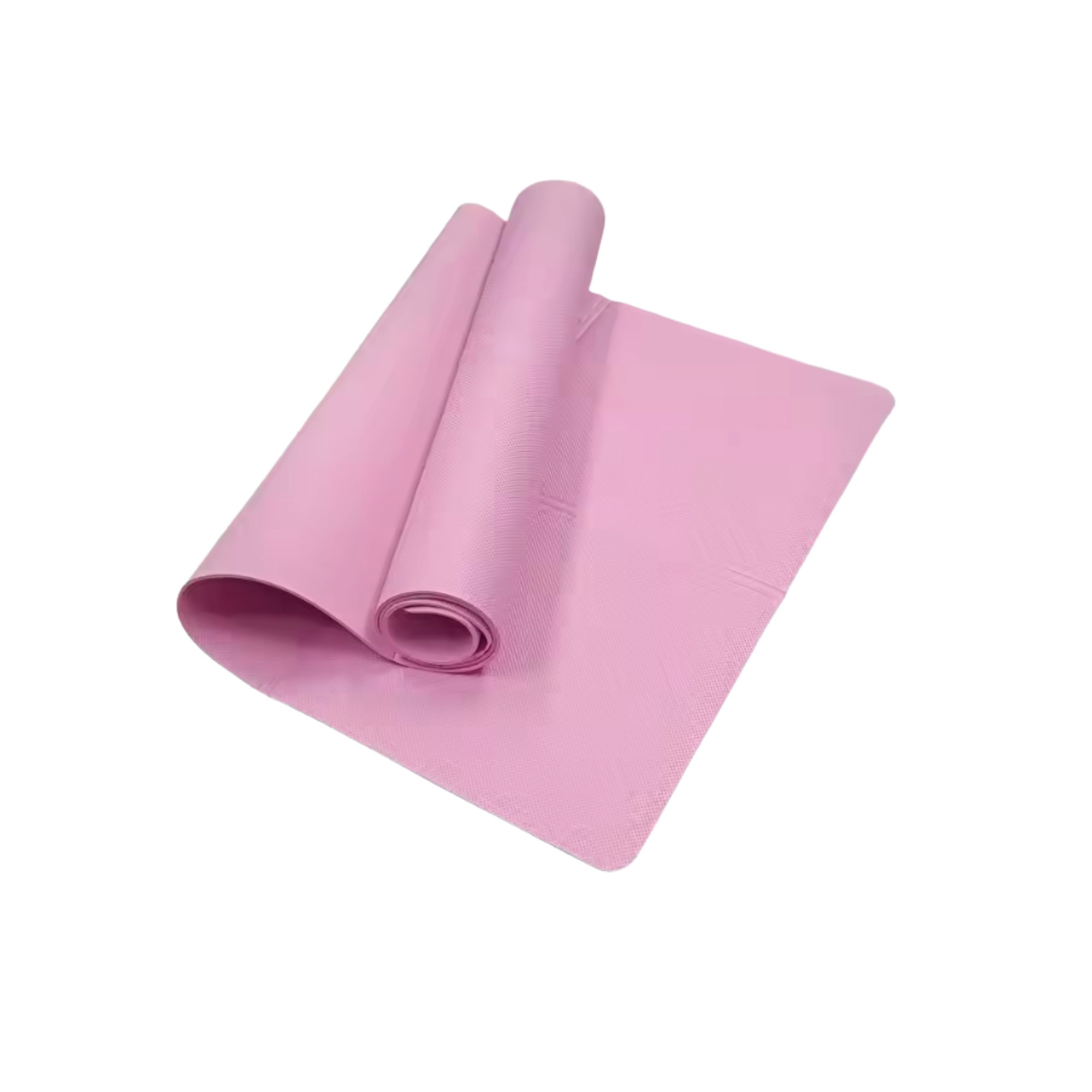 Yoga Mat Pilates Fitness Mat 3/4/6mm Thicknes Non Slip Yoga Cushion Travel Fitness Exercise Pad for Women Home Gym Floor Workout (Pink)