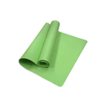 Yoga Mat Pilates Fitness Mat 3/4/6mm Thicknes Non Slip Yoga Cushion Travel Fitness Exercise Pad for Women Home Gym Floor Workout (Green)