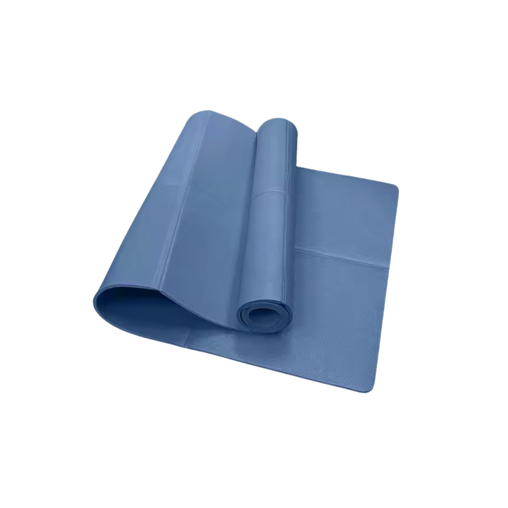 Yoga Mat Pilates Fitness Mat 3/4/6mm Thicknes Non Slip Yoga Cushion Travel Fitness Exercise Pad for Women Home Gym Floor Workout (Blue)