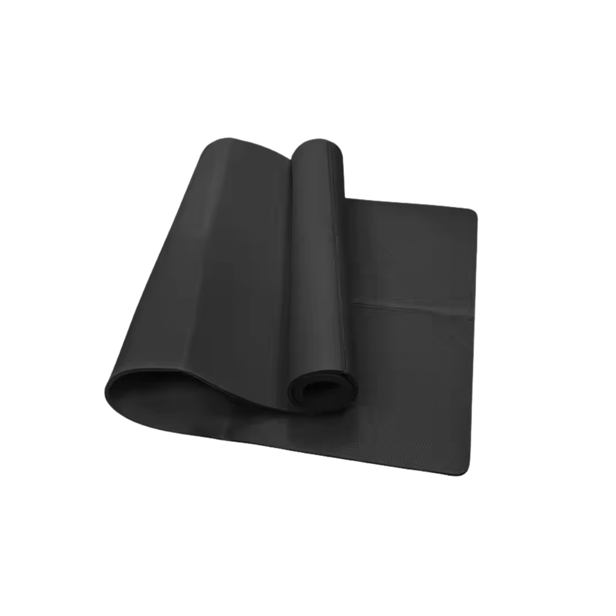 Yoga Mat Pilates Fitness Mat 3/4/6mm Thicknes Non Slip Yoga Cushion Travel Fitness Exercise Pad for Women Home Gym Floor Workout (Black)