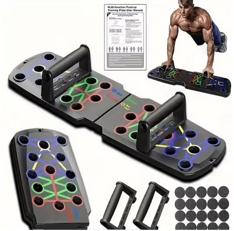 Solid Push Up Board – Multi-Functional Home Workout Push-Up Training System