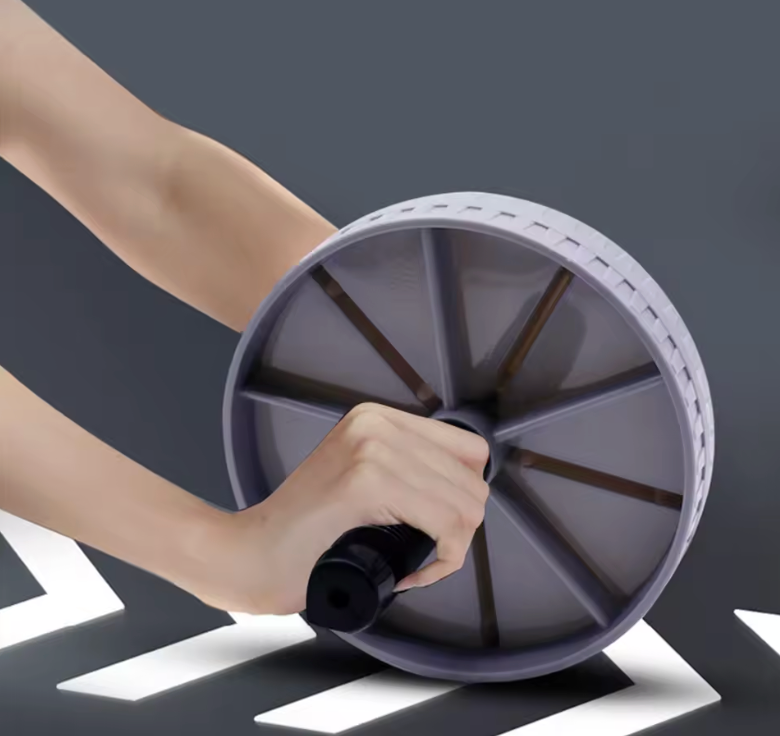 Workout AB Roller Wheel Non-slip Abdominal Roller No Noise Abdominal Trainer Abdominal Exerciser for Home Gym Strength Workouts